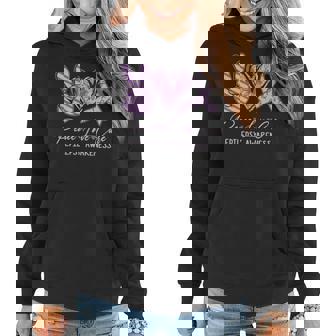 Peace Love Cure Epilepsy Awareness Men Women Kids Epilepsy Women Hoodie | Mazezy