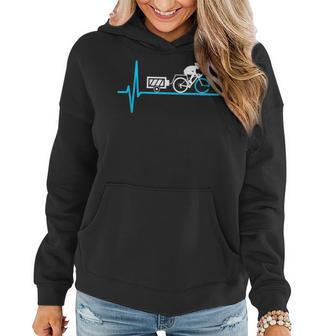 Pedelec  E-Bike Herzschlag I Ebike Frauen Hoodie - Seseable