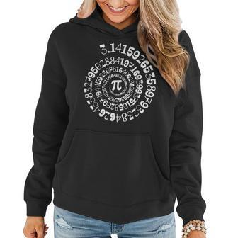 Pi Day Spiral Numbers 3 14 Happy Pi Day V2 Women Hoodie - Seseable