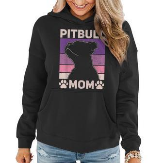 Pitbull Mom Mothers Day Women Dog Lover Pitbull Owner Dog Women Hoodie - Thegiftio UK
