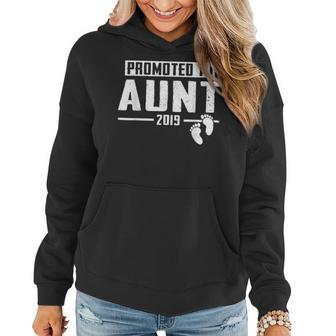 Promoted To Aunt Est 2019 First Time New Mothers Day Women Hoodie | Mazezy