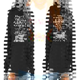 Promoted To Great Grandma Est 2023 Soon To Be Grandma Flower Women Hoodie - Seseable