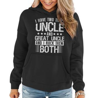 Promoted To Great Uncle 2022 Only Best Uncles Get Promoted Women Hoodie - Seseable