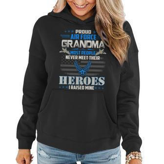 Proud Air Force Grandma Gift Usair Force Veterans Day Women Hoodie | Mazezy
