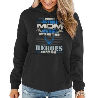 Proud Air Force Mom Gift Usair Force Veterans Day Women Hoodie | Mazezy