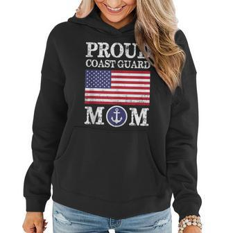 Proud Coast Guard Mom Mothers Day Women Hoodie - Seseable