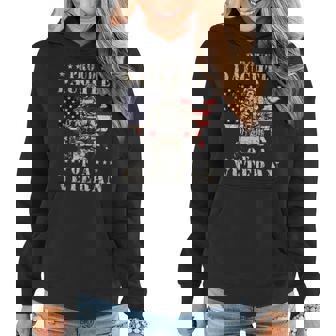 Proud Daughter Of A Veteran Toddler Veterans Day Kids Women Hoodie - Seseable