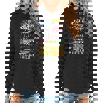Proud Daughter Of A Vietnam Veteran Gift For Womens Women Hoodie | Mazezy