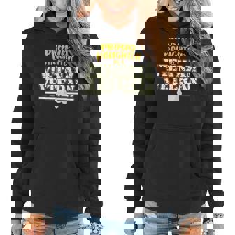 Proud Daughter Of A Vietnam Veteran | Soldier Father Gift For Womens Women Hoodie | Mazezy