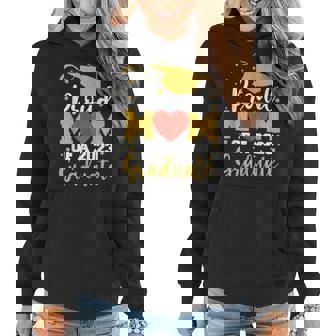 Proud Mom Of A 2023 Graduate Senior 2023 Graduation 23 Gifts Women Hoodie | Mazezy