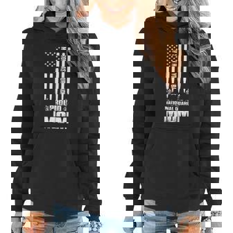 Proud National Guard Mom Army Mom Women Hoodie Graphic Print Hooded Sweatshirt - Thegiftio