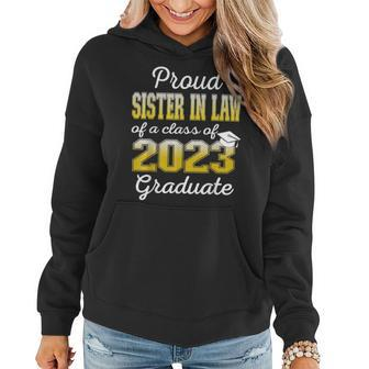 Proud Sister In Law Of 2023 Graduate Class 2023 Graduation Women Hoodie | Mazezy