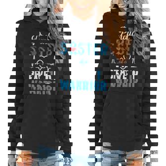 Proud Sister Of A Brave T1d Warrior Diabetes Awareness Women Hoodie | Mazezy