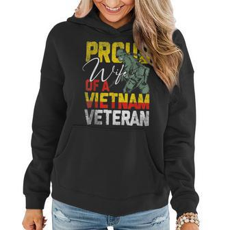 Proud Wife Of A Vietnam Veteran Veterans Day V2 Women Hoodie - Seseable