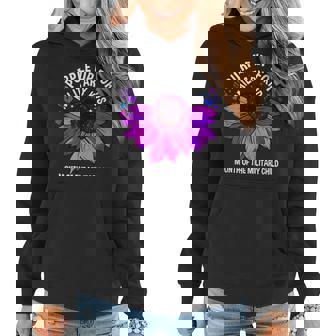 Purple Up For Military Kids Sunflower For Military Childs Women Hoodie | Mazezy