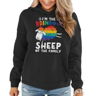Rainbow Sheep - Lgbt Transgender Pride Month Gift Idea Women Hoodie - Seseable