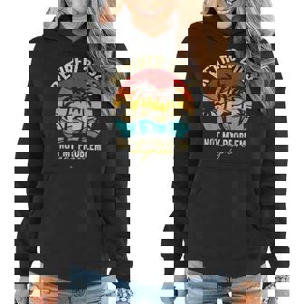 Retired 2023 Not My Problem Anymore Retro Vintage Retirement Women Hoodie - Seseable