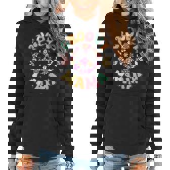 Retro Groovy Mama And Vintage Family Retro Mom Birthday Women Hoodie | Seseable UK