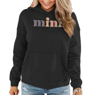 Retro Mama & Mini Outfits Mommy & Me Mom & Daughter Matching Women Hoodie | Mazezy