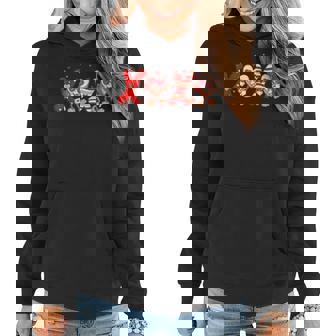 Retro Valentines Day Xoxo Love Candy Heart Valentine Women Hoodie | Seseable UK