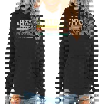 Retro Vintage 1985 Graphics 37Th Birthday Gift 37 Years Old Women Hoodie Graphic Print Hooded Sweatshirt - Thegiftio