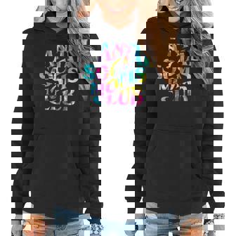 Retro Vintage Anti Social Moms Club Mom Life Mothers Day Women Hoodie - Thegiftio