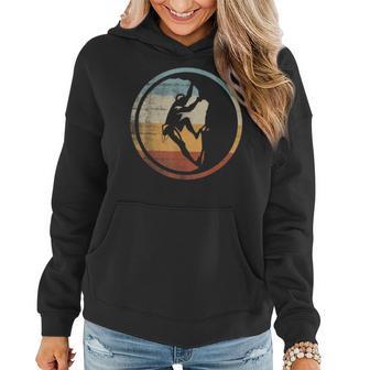 Retro Vintage Bergsteiger Klettern Bergsteigen V2 Frauen Hoodie - Seseable