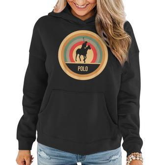 Retro Vintage Horse Polo Gift For Polo Players Women Hoodie | Mazezy