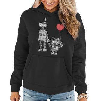 Robot Mom Son Walking Love Mothers Day T Shirt Gift 2019 Women Hoodie | Mazezy