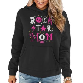 Rockstar Mom Birthday Party Theme Shirt Outfit Gift Tee Women Hoodie | Mazezy