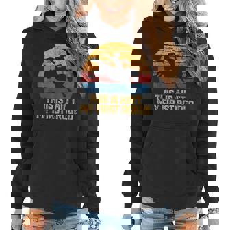 Rodeo Cowboy Horse Riding Western Women Hoodie Graphic Print Hooded Sweatshirt - Thegiftio