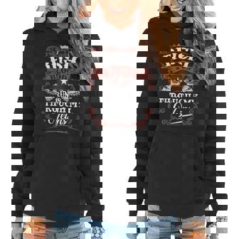 Rush Blood Runs Through My Veins Family Name Vintage Women Hoodie - Thegiftio