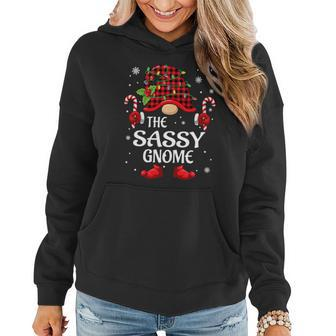 Sassy Gnome Family Christmas Pajama Sassy Gnome Tshirt Women Hoodie - Monsterry AU