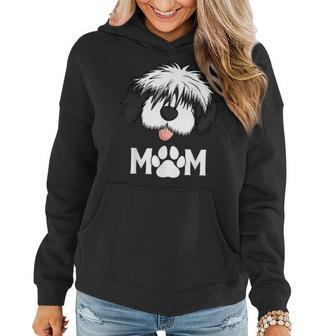 Sheepadoodle Mom Dog Mother Gift Idea For Mothers Day Women Hoodie - Thegiftio UK