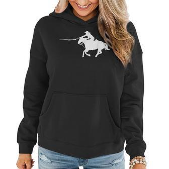 Silhouette Roping Rodeo Calf Roper Horse Rider Cowboy Lovers Women Hoodie | Mazezy