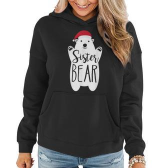 Sister Christmas Bear Santa Gift Family Matching Pajamas Women Hoodie | Mazezy