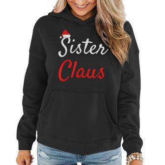 Sister Claus Daddy Claus Baby Claus Mama Claus Pajamas Women Hoodie | Mazezy