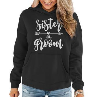 Sister Of The Groom Wedding Party Gift Women Hoodie | Mazezy