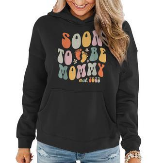 Soon To Be Mommy 2023 Gifts Pregnancy Announcement Mom Women Hoodie - Thegiftio UK