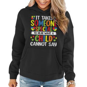 Sped Special Education Autism Paraprofessional Teacher Women Hoodie - Seseable