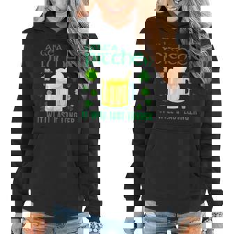 Take A Pitcher It Will Last Longer St Patricks Day Women Hoodie Graphic Print Hooded Sweatshirt - Thegiftio UK