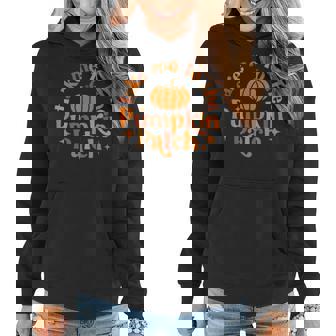 Take Me To The Pumpkin Patch Fall Halloween Thanksgiving Women Hoodie Graphic Print Hooded Sweatshirt - Thegiftio UK
