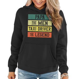 Taxifahrer Taxifahrer Retro Dad Papa Legend Frauen Hoodie - Seseable