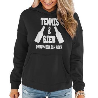 Tennis Und Bier Tenniscamp Tennistrainer Tenniscamp Frauen Hoodie - Seseable