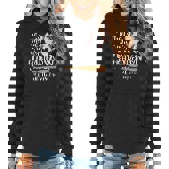 Thats My Grandson Out There Baseball Grandma Mothers Day Women Hoodie | Mazezy