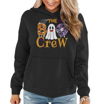 The Boo Crew Halloween Family Matching Halloween Party Women Hoodie Graphic Print Hooded Sweatshirt - Thegiftio UK