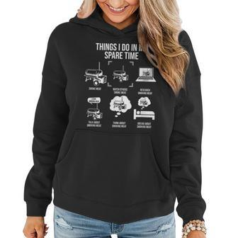 Things I Do In My Spare Time Meat Smoker Women Hoodie - Seseable