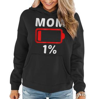 Tired Mom Low Battery Tshirt Women Mothers Day Gift Women Hoodie | Mazezy DE