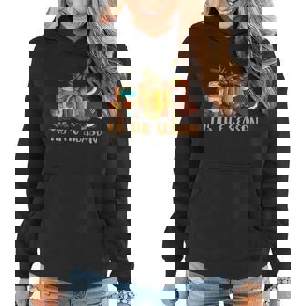 Tis The Season Coffee Fall Football And Halloween Pumpkin Women Hoodie Graphic Print Hooded Sweatshirt - Thegiftio