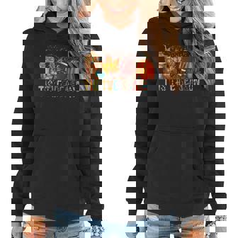 Tis The Season Leopard Pumpkin Football Halloween Fall Women Hoodie Graphic Print Hooded Sweatshirt - Thegiftio